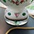 1920s GORGEOUS emerald green Bohemian glass accent lamp // White opaline cut to clear // hand-painted flower garlands // cased glass // cameo For Sale - Image 9 of 10