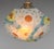 Metal Loys Lucha French Art Deco Pendant Light 1930s - Octagonal Orange Abstract Shade For Sale - Image 7 of 18