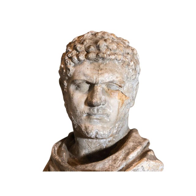 Antique Plaster Bust For Sale - Image 4 of 5