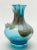 Hand Blown Art Glass Pitcher with Agate-Colored Swirls & Handle For Sale - Image 4 of 7