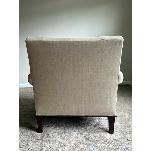 Beige Pair of Late 20th Century Baker Furniture Lounge Chairs For Sale - Image 8 of 9