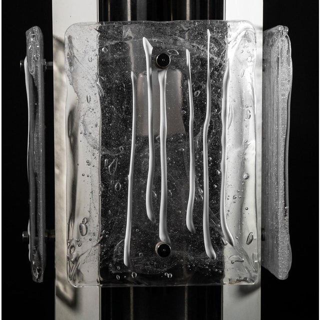 1970s Vintage Murano Glass and Plastic Table Lamp by Angelo Brotto, Italy, 1970s For Sale - Image 5 of 7