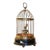 Mid-Century Swiss Brass Singing Bird Automaton Cage Attributed to Reuge For Sale