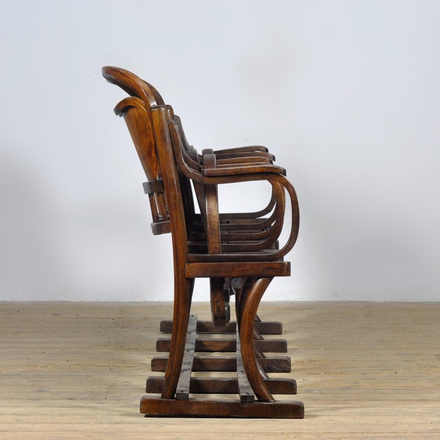 Wood Vintage Folding Chairs, 1930s, Set of 4 For Sale - Image 7 of 15