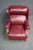 Traditional Hancock & Moore Burgundy Leather Wingback Recliner Lounge Chair For Sale - Image 3 of 14