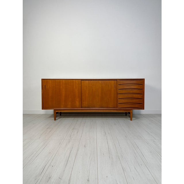 Vintage Mid-Century Danish Teak OS29 Sideboard by Arne Vodder for Sibast, 1960s For Sale - Image 16 of 16