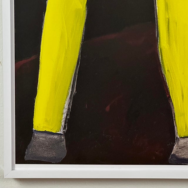 Lubaina Himid - Expressionist Figurative Portrait of Two Figures, Framed (Offset Lithograph) For Sale - Image 4 of 4