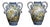 Antique Glazed Majolica Vases Depicting Pastoral Scenes, Naples, Late 19th Century, Set of 2 For Sale