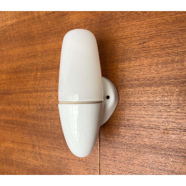 Mid-Century Modern German Ceramic 6065 Sconce by Wilhelm Wagenfeld for Lindner, 1950s For Sale - Image 9 of 18
