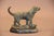 Vintage Bronze Dog Sculpture, Marble Base — Art Deco Style, 1950s For Sale - Image 4 of 5