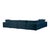 2020s Cali Navy 7-Piece Performance Fabric Modular Large Chaise Sectional For Sale - Image 5 of 6