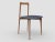 Not Yet Made - Made To Order Modern Linea 624 Grey Chair in Blue Leather and Wood by Collector Studio For Sale - Image 5 of 5