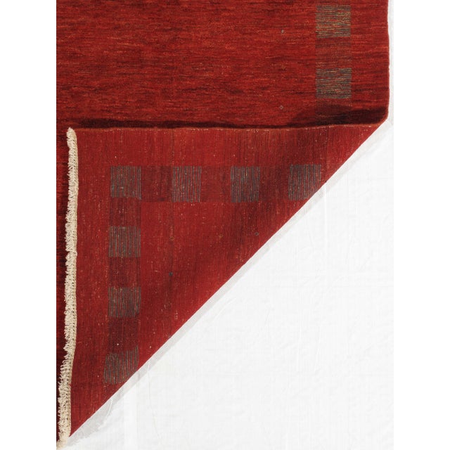 Vintage Hand-Knotted Persian Gabbeh Rug 9'10" X 12'10" For Sale In Washington DC - Image 6 of 6
