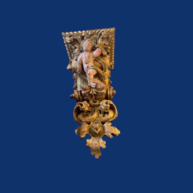 Antique Corbels in Walnut, Set of 2 For Sale - Image 3 of 16