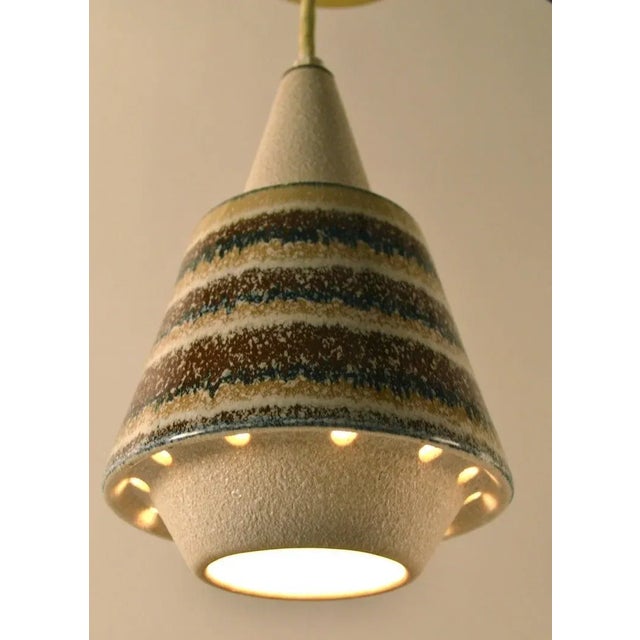 Ceramic Pendant American in the Danish Style For Sale - Image 4 of 8