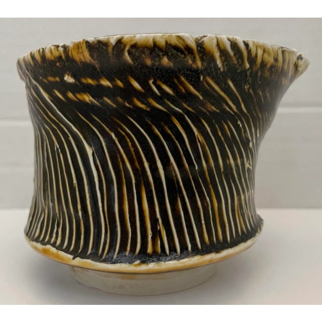 Brutalist Brutalist Small Pottery Bowl For Sale - Image 3 of 7