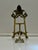 Early 20th Century Vintage Brass Easel Ornate Tripod Art Stand With Winged Minerva & Poseidon For Sale - Image 5 of 7