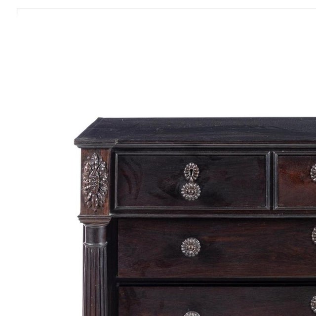 Furniture - Empire style chest of drawers; in fine wood - 19th century. Made of fine wood; from the 19th century; chest...