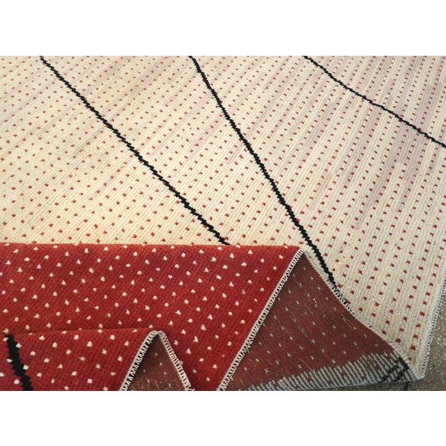 Textile Galerie Shabab Collection Mid-20th Century Handmade Czech Art Deco Large Room Size Carpet by Antonin Kybal For Sale - Image 7 of 8