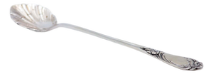 Silver Soda Spoon with Reliefs