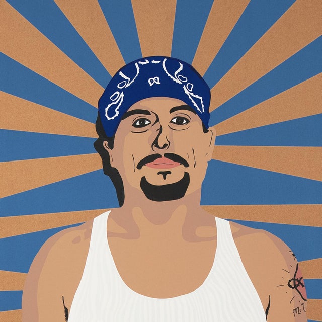 'Veterano' by Lawrence Colacion, 1995, Chicano Art, Xicano, Los Angeles, Lacma, Self Help Graphics & Art For Sale In Monterey, CA - Image 6 of 10