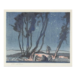 Vintage 1924 Urushibara 10 Woodcuts After Brangwyn For Sale