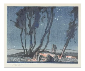 Vintage 1924 Urushibara 10 Woodcuts After Brangwyn