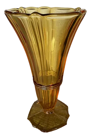 Vintage Glass Luxval Vase