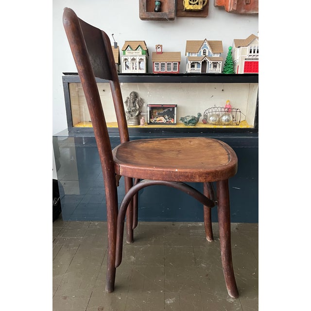 Antique Bentwood Cafe Chair Thonet P8 For Sale In New York - Image 6 of 8