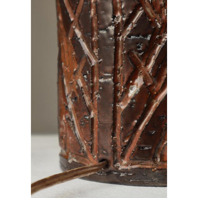 Scandinavian Modern Stoneware Table Lamp from Sejer, 1960s For Sale - Image 13 of 15