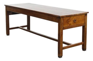 Antique French Dining Table in Fruit Wood, 1700s