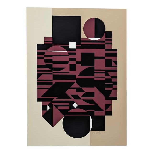Victor Vasarely, Elbrouz, 1983, Silkscreen For Sale