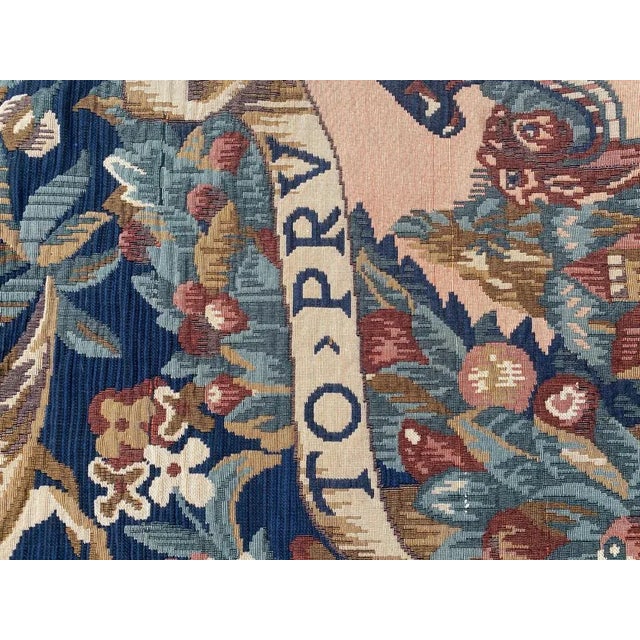 Vintage French Jacquard Tapestry For Sale - Image 4 of 18