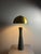 Mid-Century Modern Mosaic and Brass Table Lamp with Gold Mushroom Metal Dome Shade, 1960s For Sale - Image 16 of 18