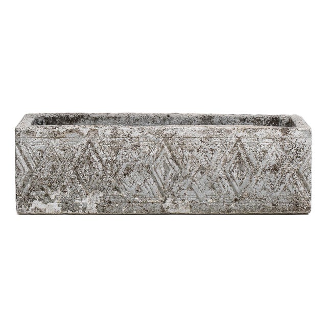 Brutalist Concrete Planter, Antique, France, Circa 1970 For Sale