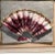This exquisite original mixed media piece by artist G. Lanoue features a dimensional, hand-crafted paper fan sculpture....