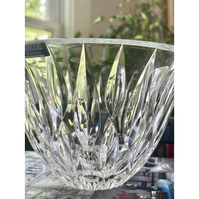 2000 - 2009 2008 Waterford Crystal Marquis Rainfall 8” Bowl For Sale - Image 5 of 12