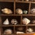 Boho Chic Whimsical House-Shaped Wooden Curio Cabinet With Curated Seashell & Starfish Collection For Sale - Image 3 of 10