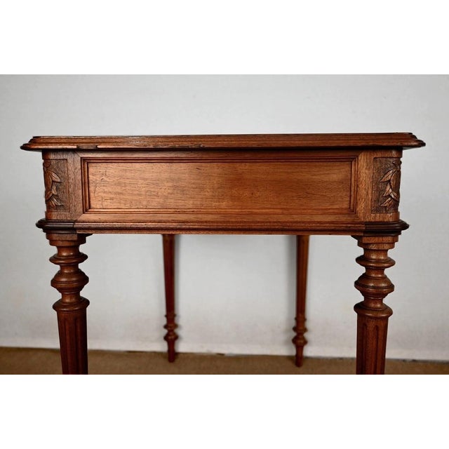 Small Louis XVI Style Mahogany Desk, 1900s For Sale - Image 17 of 18