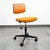Unique and well made Danish task chair by Jorgen Rasmussen for Labofa in orange. Clean and classic look. Iconic modern...