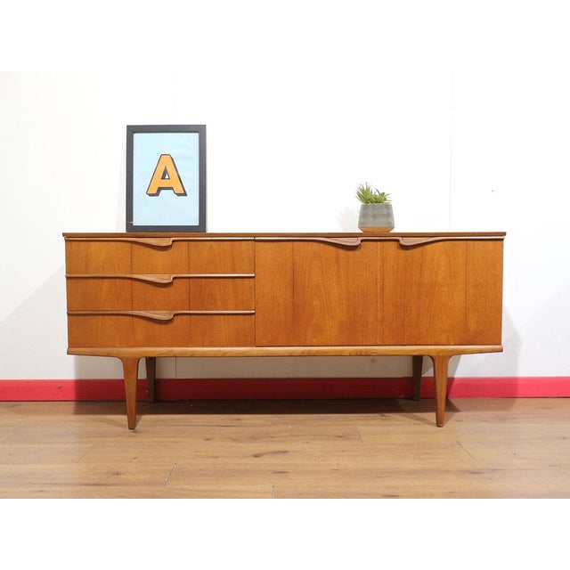 Mid Century Modern Vintage Teak British Credenza Sideboard For Sale - Image 13 of 14