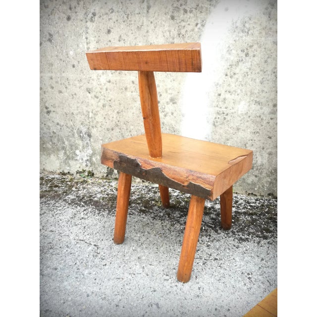 Vintage French Handcrafted Brutalist Chairs, 1960s, Set of 5 For Sale - Image 12 of 18