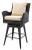 Versatile and stylish, this outdoor wicker swivel counter stool with arms is a must-have for entertaining. Perfect for...
