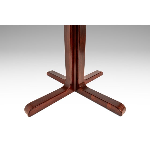 Mid-Century Danish Modern Dining Table W/ Pedestal Base in Rosewood by Skovby Møbelfabrik, Denmark, C. 1970s For Sale - Image 11 of 18