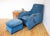 Set of Art Deco Style Loge Lounge Chair and Ottoman by Gerard van den Berg for Montis, 1980s For Sale - Image 15 of 18