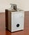 Silver Vintage Mid Century Modern Rosewood & Brushed Aluminum Table Lighter For Sale - Image 8 of 9