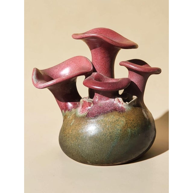 Mushroom Vase by A. Kostanda, Vallauris, 1970s For Sale - Image 12 of 12