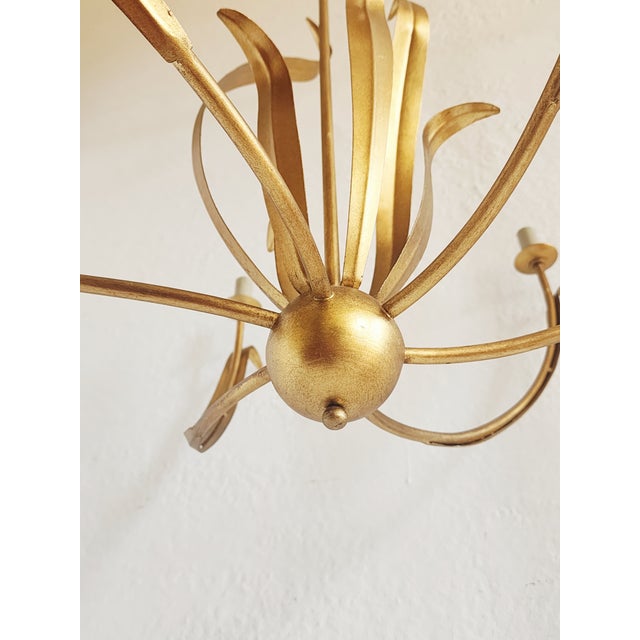Currey & Company Menefee Gilt Wrought Chandelier For Sale - Image 14 of 16
