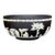 Mid-Century Wedgwood Black Jasperware Basalt Glaze Pottery Neoclassical Sacrifice Bowl For Sale