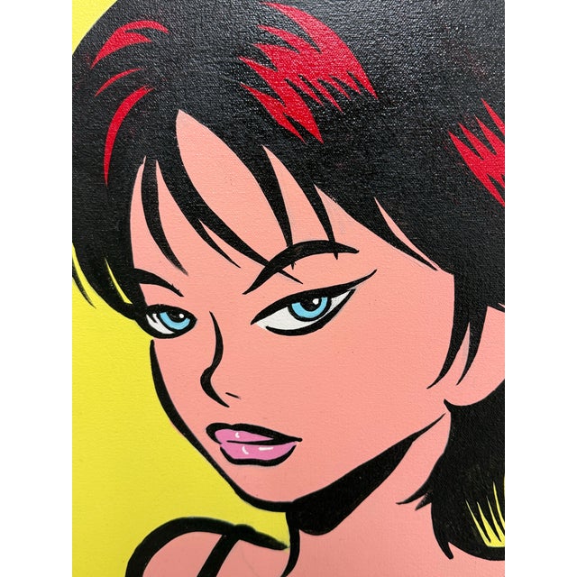 Mark N. Crislip "Drop 'Em" Pop Art Acrylic Painting For Sale - Image 4 of 12